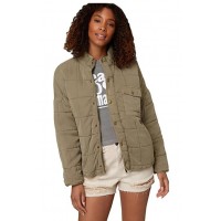 Women's Quilted Button Front Jacket